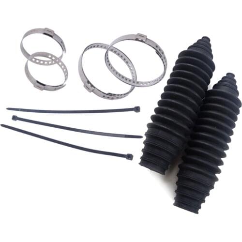 Universal Silicone Rack Pinion Steering Gaiter Pinion Boots+Cable Ties+Clamp Kit Rack Steering Boot Gaiter And Pinion Boot