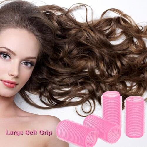 10pcs Large Self Grip Hair Rollers Pro Salon Hairdressing Curlers Multi Size Professional Hair Salon tool