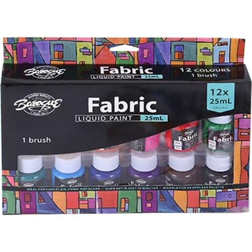 12 x 25ml Heavy Body Colors Rich Pigments Glass Paint Set for Painting Crafts