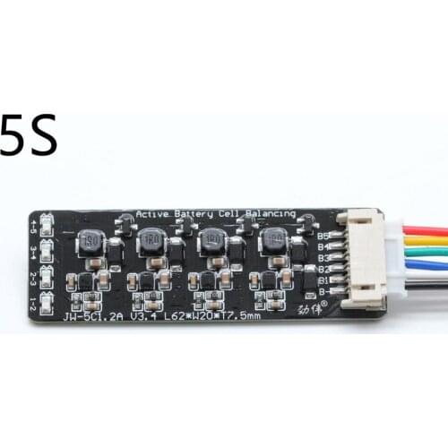 5S Li-ion Lipo Lifepo4 Lithium Battery Active Equalizer Balancer Energy Transfer Board BMS 1.2A Balance