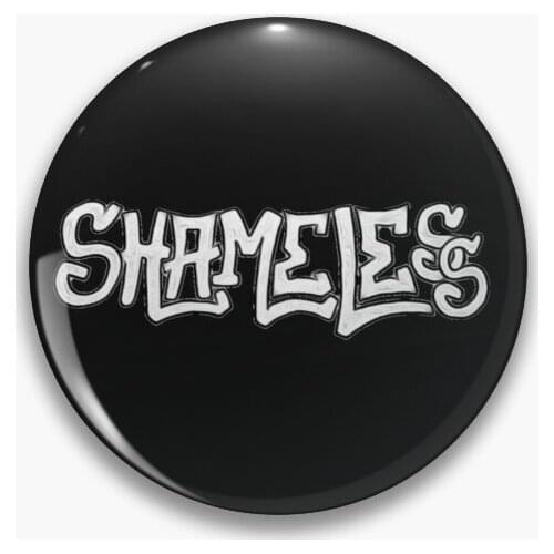 Shameless Soft Button Pin Women Funny Fashion Collar Badge Clothes Hat Cartoon Gift Metal Decor Jewelry Brooch Creative