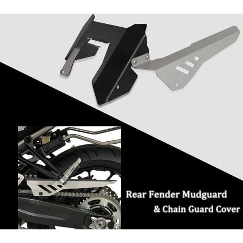 Rear Wheel Tire Hugger Fender Mudguard with Chain Guard Cover Protector For YAMAHA TRACER 700 2016-2021 TRACER 7 GT 2020-2021