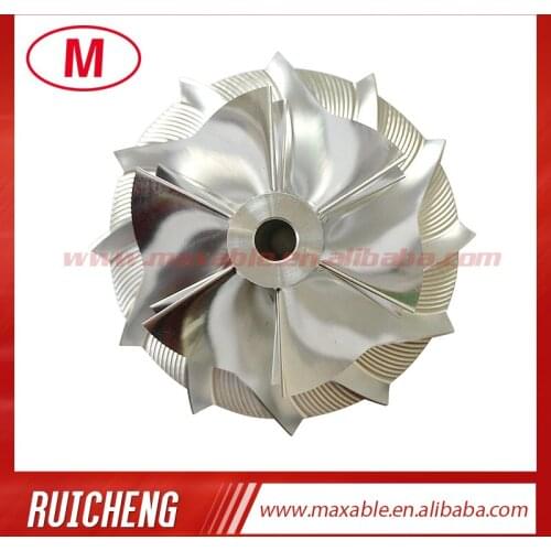 CT26 49.20/71.00mm 6+6 blades high performance turbocharger billet/milling/aluminum 2618 compressor wheel