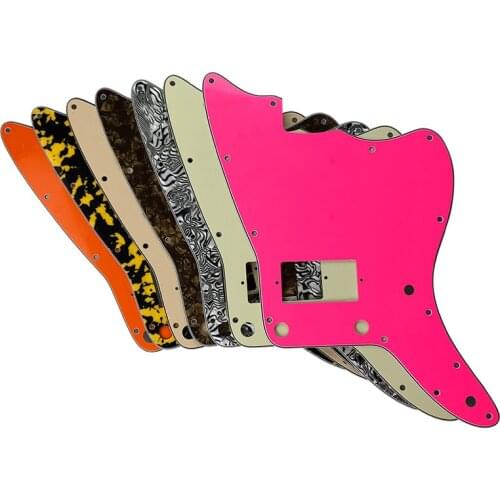 Pleroo Custom Guitar Pickgaurd - For US No Upper Controls Jazzmaster With Ridge PAF Pickups Guitar Pickguard Replacement