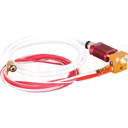 3D Printer Head Assembled for 3D Printer Ender-3 CR10 12/24V 1.75mm Extruder 0.4mm Nozzle MK8 Hotend Kit Aluminum Heat Block