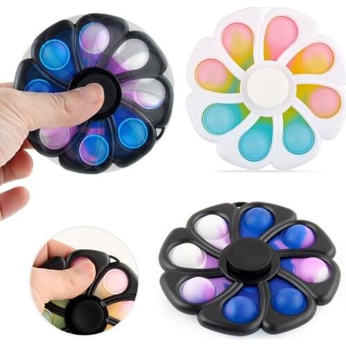 Fidget Toys Simple Dimple Squishies Stress Relief Hand Spinner New Kids Adults Early Educational Autism Need Squeeze Toys Stress