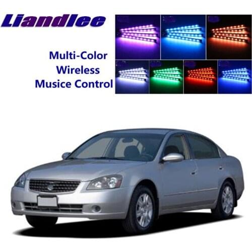 LiandLee Car Glow Interior Floor Decorative Seats Accent Ambient Neon light For NissanAltima Altima L31 2001~2006