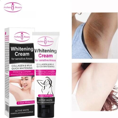 Armpit Whitening Cream Beauty Body Whitening Bleaching Cream Underarm Private Parts Legs Brightening Moisturizer Cream Skin Care