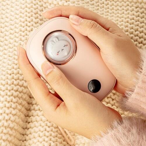 10000MAh Portable Power Bank Hand Warmer Usb Double-Sided Heating Digital Display Temperature Control