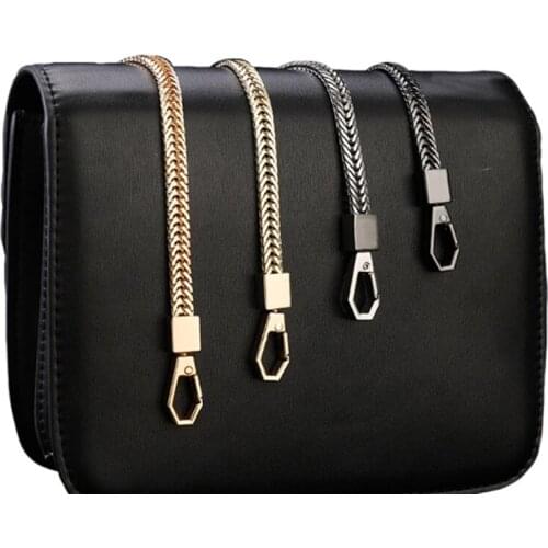 DIY Gold/Silver/Gun Black Bag Strap 7mm Replacement Purse Chain Shoulder Bag Straps Small Handbags Purses Handle Chain