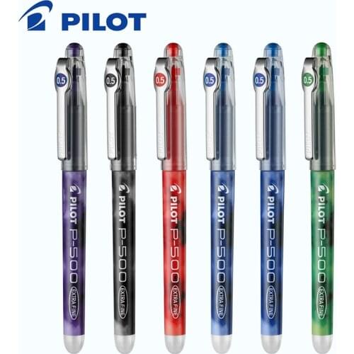 1Pcs Pilot Gel Pen BL-P500 0.5mm Plastic Neutral Pens For School Office Writing Point Refill Ink Stationery