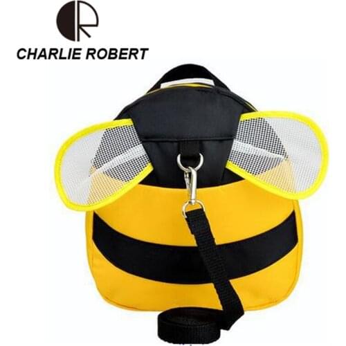 Bee Anti lost backpack for 1-3 Years Kindergarten Toddler Aminals Cartoon School Children Backpack BP1150