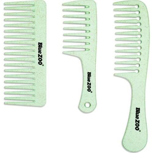 Hair Brush ANTI-STATIC Massage Comb Wide-tooth Eco-Friendy Material Hair Brush Salon Hairdressing Styling Curly Hair Comb