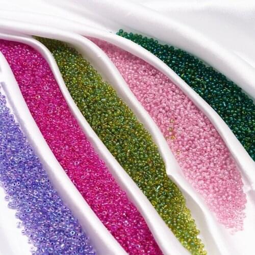2mm Glass Seed Beads Austria Crystal Glass Spacer Beads for Jewelry Making Charms DIY Handmade Accessories
