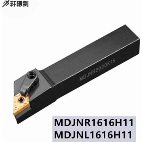 1PC MDJNR1616H11 MDJNL1616H11 Turning Tool Holder, Carbide CNC Rod Blade