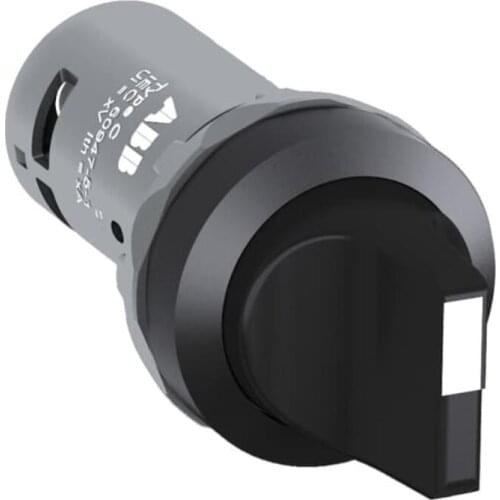 10 pcs C3SS1-10B-20 62000159 Selector Switch,3 Pos,Chrome Metal Bezel,2 NO,Maint,Black