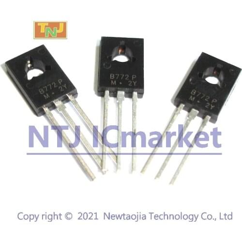 100 PCS 2SB772P TO-126 B772P B772 2SB772 PNP POWER TRANSISTOR