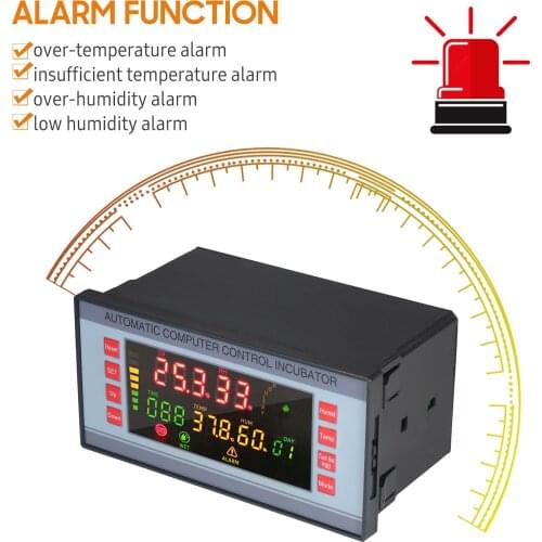 KKmoon Automatic Incubator Controller Egg Incubator Controller Poultry Egg Automatic Digital Temperature &Humidity Controller