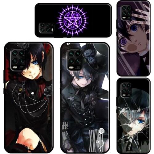 Anime Black Butler Ciel Phantomhive Case For Xiaomi Mi 11 Lite Ultra 9T 10T Pro Mi Note 10 Lite POCO F3 M3 X3 Pro TPU Cover