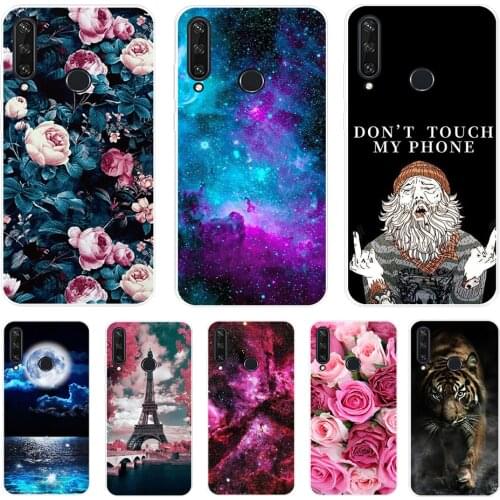 For Huawei Y6P Case 6.3" Silicon Soft TPU Back Phone Cover For huawei y6p 2020 Y 6P MED-LX9N Full 360 Protective Coque Bumper