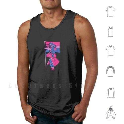 Bi Pride Plague tank tops vest 100% Cotton Bi Bisexual Pride Bi Pride Pride Flag Plague Plague Pride Bubonic Plague Black
