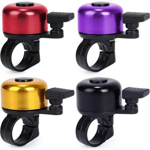 N58B Monophonic Bike Bell Children Balance Car Bicycle Hand Press Small Bells Easy Operation Sports and Entertainment Riding