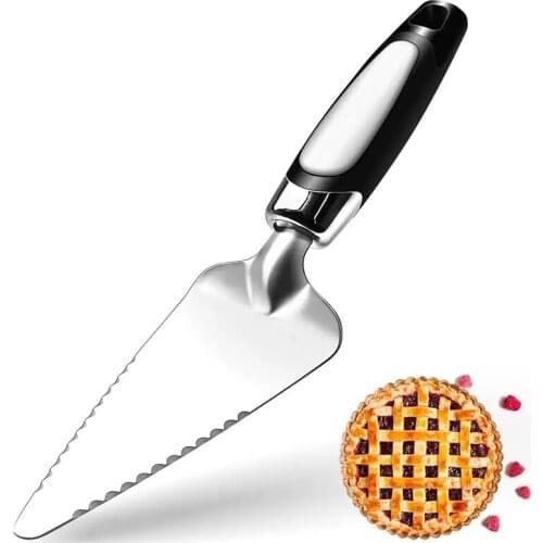 Stainless Steel Serrated Edge Cake Pastry Spatulas Pie Pizza Server Cake Cutter Shovel Kitchen Baking Tool