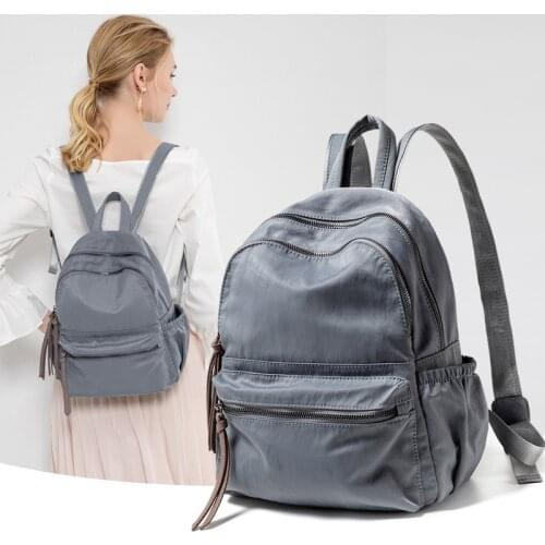 New Ladies' Backpack Korean Version Easy To Ride Fashion Oxford Backpack Fashion Leisure Large-capacity Travel Soft Schoolbag