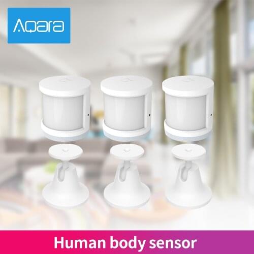 Original Aqara Infrared Motion Human Body Sensor Holder Stand Mi Home APP Control Smart Home Kit Security