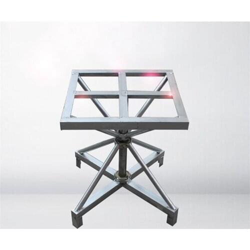 360 Degree Rotating Table Iron Frame For Painting Polishing 50*50cm 200kg Turntable Table Double Bearing Metal Frame Workbench