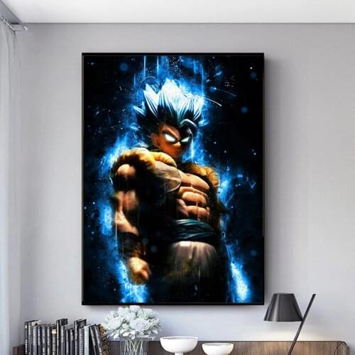 Japanese Anime Dragon Ball Print Canvas Painting Saiyan Wall Art Poster Picture Mural Living Room Home Decoration Accessories