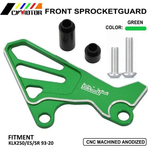1993-2020 For Kawasaki KLX250 KLX250ES KLX250SR CNC Motorbike Front Sprocket Guard Protect Case Saver Cover Protector Protection