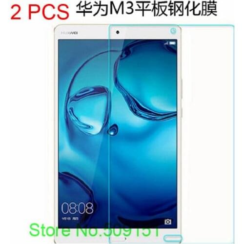 2 PCS For HuaWei Mediapad M3 8.4 inch 9H Hardness Explosion-proof Tempered Glass Film For Hua Wei Media pad M 3