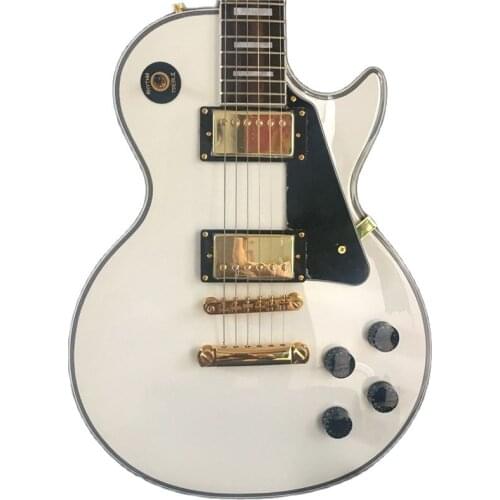 2021 High Quality FP-3110, Off White Color, Solid Body ,Ebony Fretboard, Gold Hardware,Custom LP Electric Guitar
