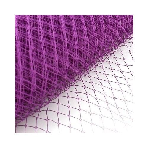 25CM Width Lavender Birdcage Nettings Fascinator Wedding Veils Charming Bridal Veiling Gril Fascinator Hat Material 10Yards/Lot