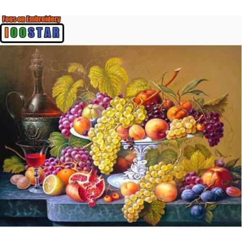5D DIY Diamond embroidery Still life of fruit diamond painting Cross Stitch full square Rhinestone mosaic home decor