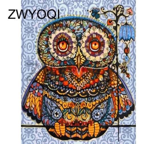 5D DIY Diamond embroidery Cross stitch Full Square Diamond mosaic owl Eagle flower lily Full Round Diamond painting Cartoon owl