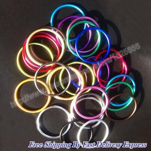 Free Shipping Wholesale 200pcs/100pairs 3" Aluminium Rings Baby Sling