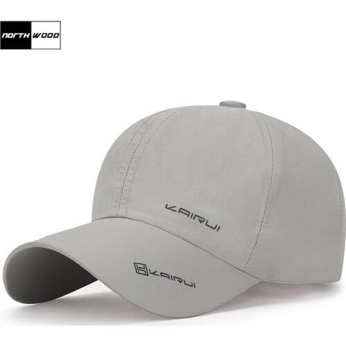 NORTHWOOD Fashion Fast Dry Mens Summer Cap Womens Baseball Caps Breathable Dad Hat Snapback Adjustable Outdoor Sun Visors