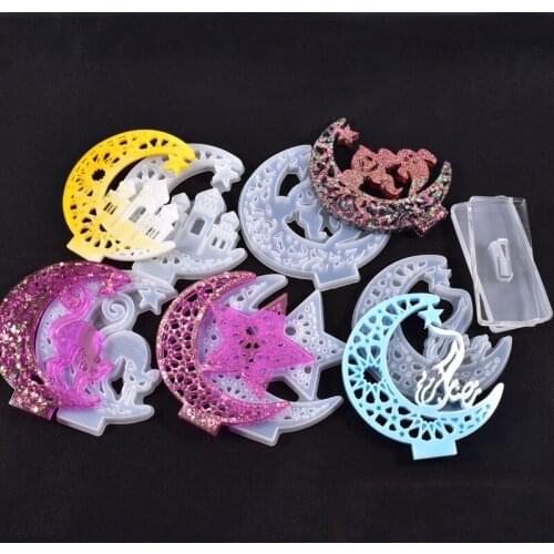 DIY Crystal Epoxy Resin Mold Funny Series Display Board Display Board Base Swing Table Jewelry Silicone Mold For Resin