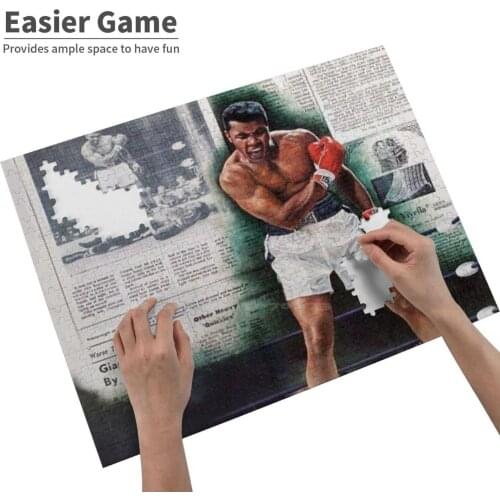 Muhammad Ali Vs Liston Jigsaw Puzzle Puzzles For Adults Release Pressure Kids Games Toys Muhammad Ali Liston Legend Boxing