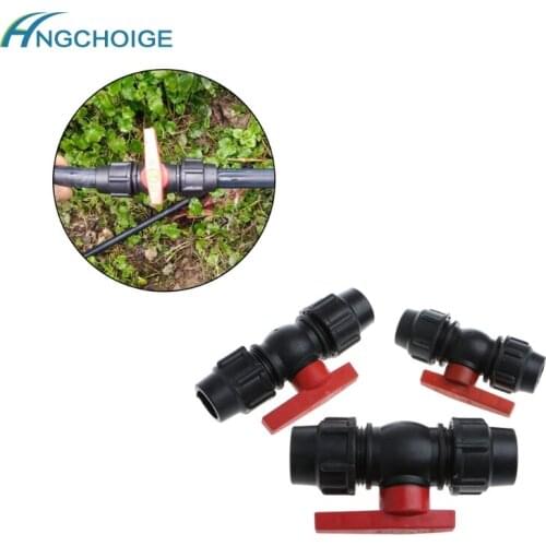 Hot Selling 20mm/25mm/32mm Water Pipe Quick Valve Connector PE Tube Ball Valves Accessories jun20