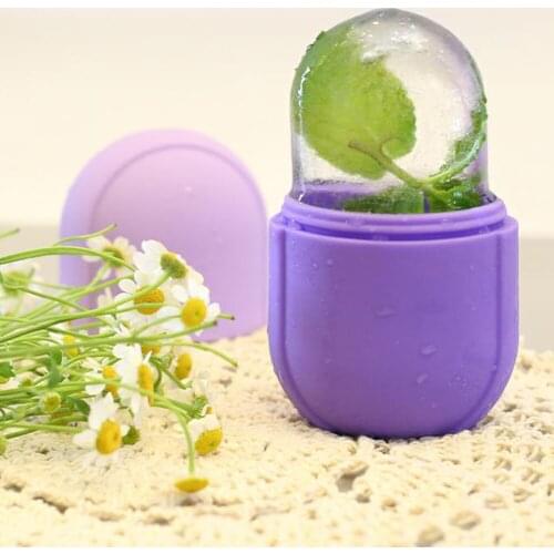 Facial Beauty Lifting Mold Facial Roller Trays Skin Massage Mold Remove Shrink Pores Reduce Acne Ice Cube Trays