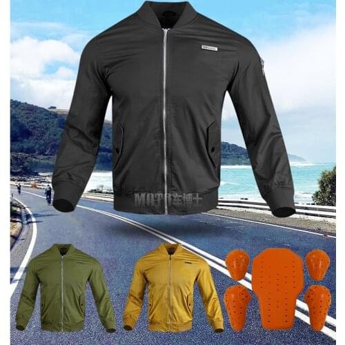 Motorcycle locomotive riding suit racing suit cotton sweater casual fall season coat motorcycle motocross racing jacket