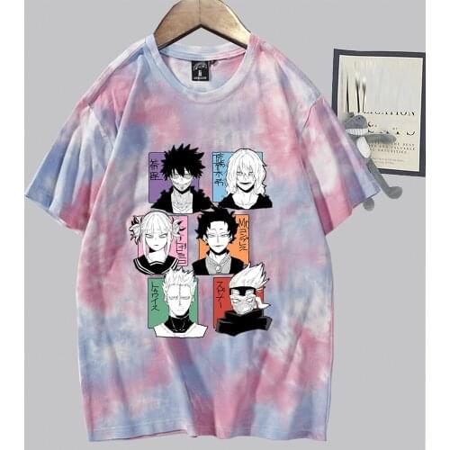 Men Anime Boku No Hero Academia T-shirt 90s Unisex Fitted Soft My Hero Academia Tee