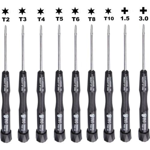 Precision screw driver Repair Hand Tools kit Plastic Handle Screwdriver set T2 P2 P5 Y0.6 for FOR Apple iphoneX 8 XS Macbook Air