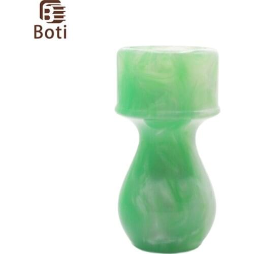 Boti Brush-Kit Pour Barbe Green Jade Resin Handle Mens Beard Care Tools Professional Shaving Equipment