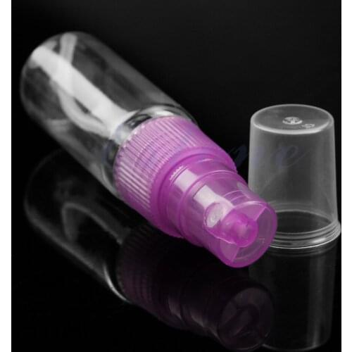 1Pc 10mL Mini Small Empty Plastic Transparent Perfume Atomizer Spray Bottle 40130