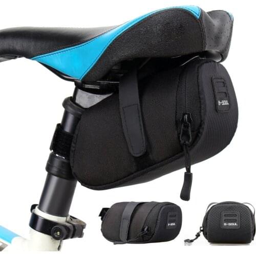 Nylon Bicycle Bag Bike Saddle Pouch Waterproof Storage Seat Cycling Tail Rear Pouch Bag Saddle Bolsa MTB Bike Bags Accessories
