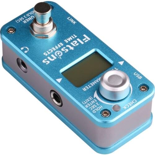 Guitar Effect Pedal Built-in Delay Reverb Overdrive Distortion Time Effects Guitar Accessories for Electric/Acoustic Guitar